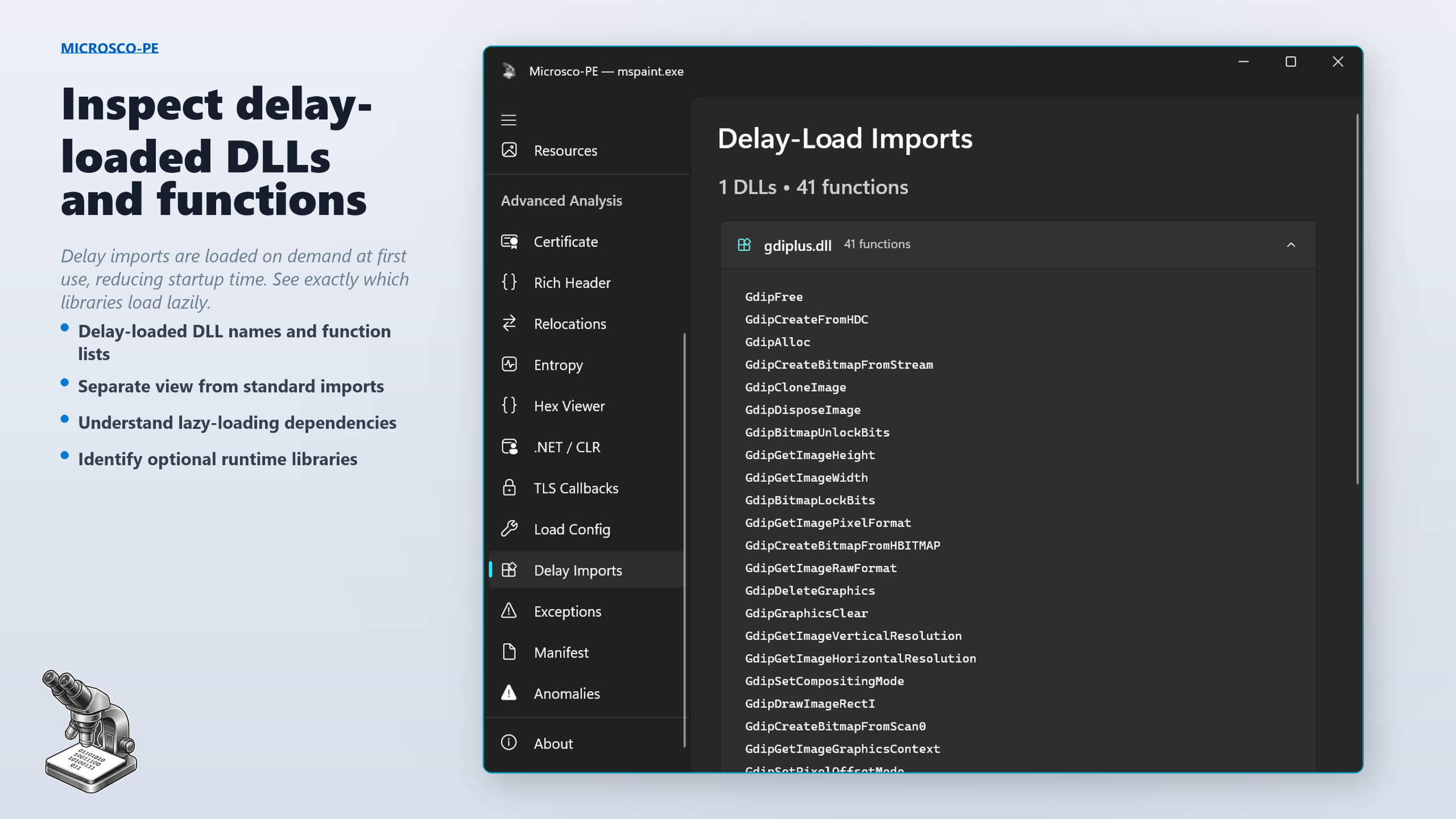 Delay-load imports